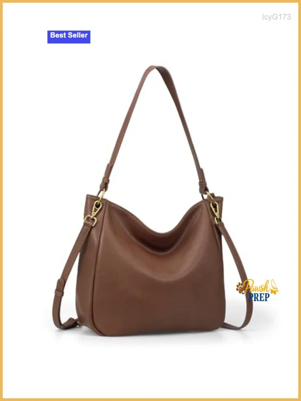 Genuine Leather Hobo Crossbody Bag Women Vintage Purse Soft Handbag Shoulder 2